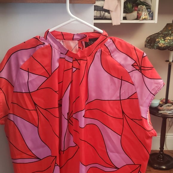 CHEPE, Italy blouse - Vibrant colors, Never Worn, SIZE L - Picture 5 of 7